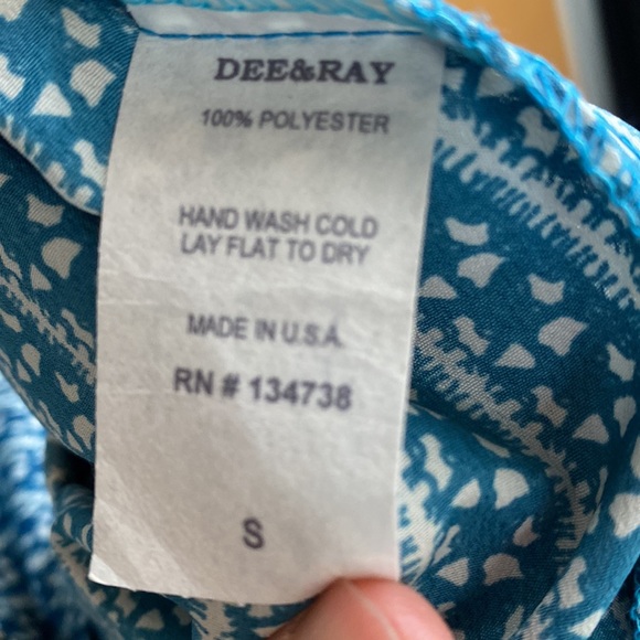 Dee & Ray Maxi Dress in Blue and White size S - Picture 12 of 12